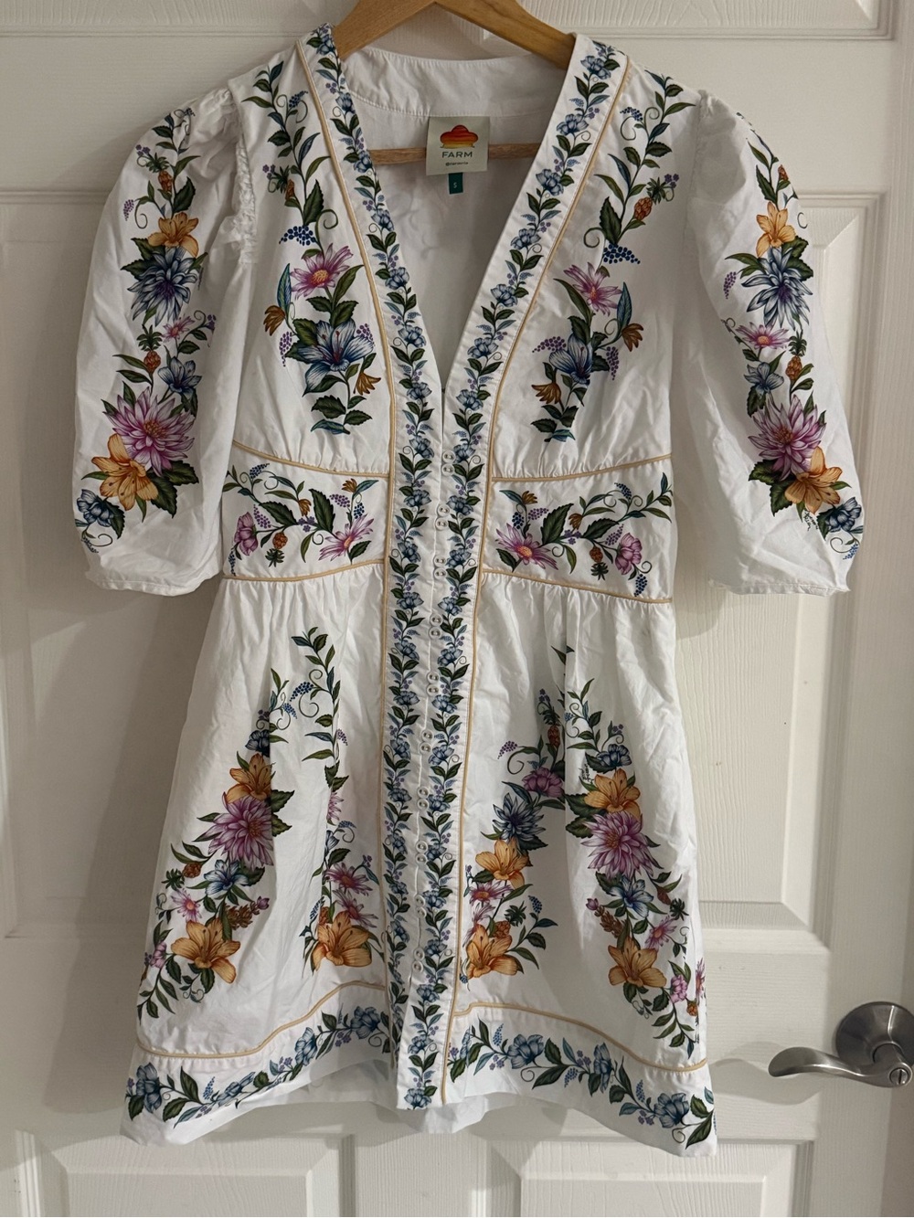 Sweet Bloom Dreamscape Cotton Shirtdress - Picture 4 of 8